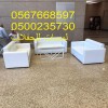 تأجير كنب جلد في الرياض ، كنب ملكي كحلي و سكري ، لوازم حفلات 8597 766 056