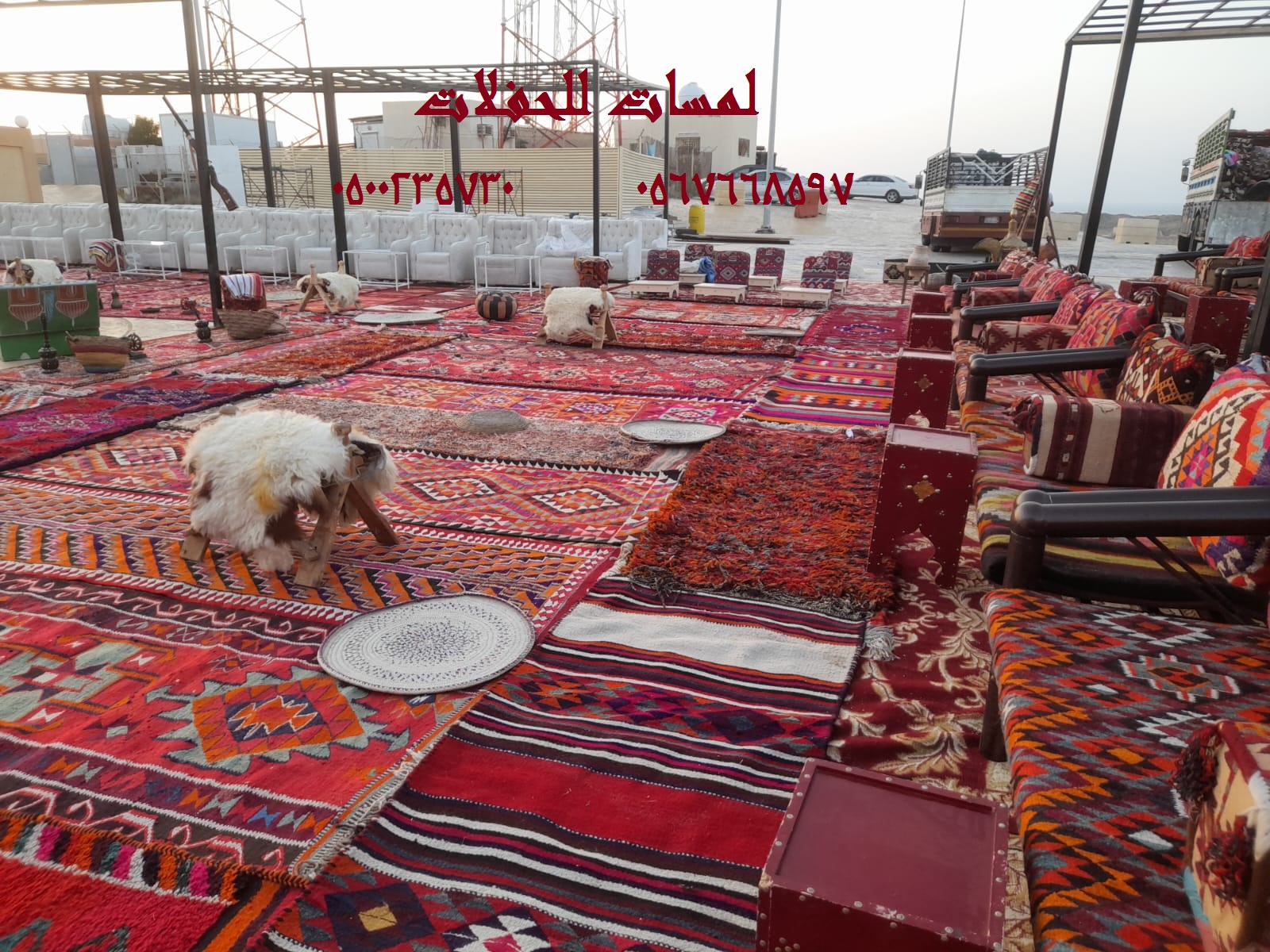 تأجير خيام شعبية في الرياض ، دلات قهوة كبيرة مع فرق شعبية 8597 766 056