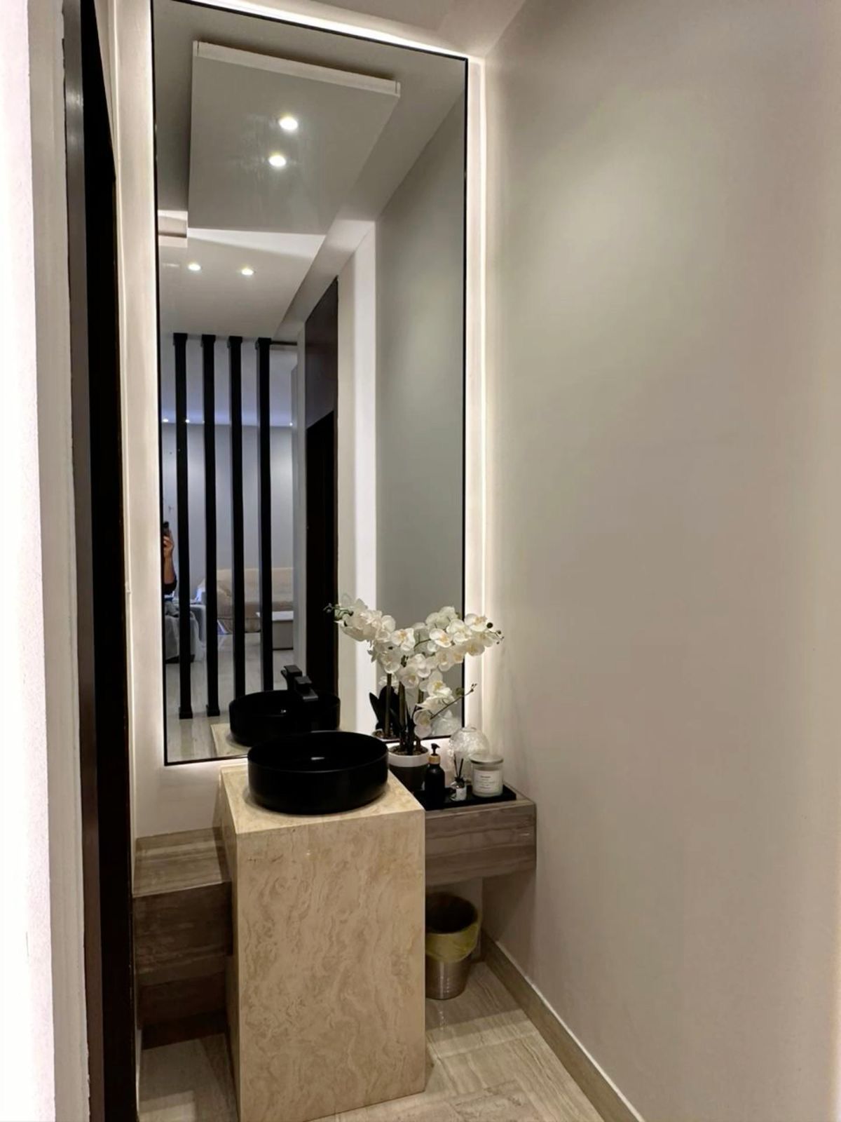 مغاسل رخام , ديكورات حمامات فاخرة