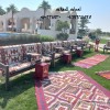 تأجير كنب جلد في الرياض ، كنب ملكي كحلي و سكري ، لوازم حفلات 8597 766 056
