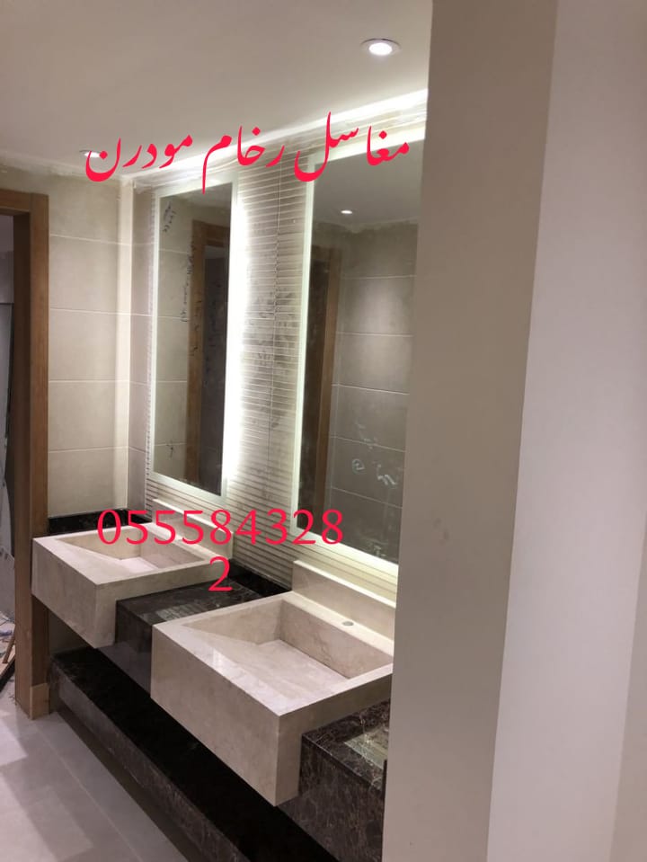 مغاسل رخام ، اجمل ديكورات مغاسل