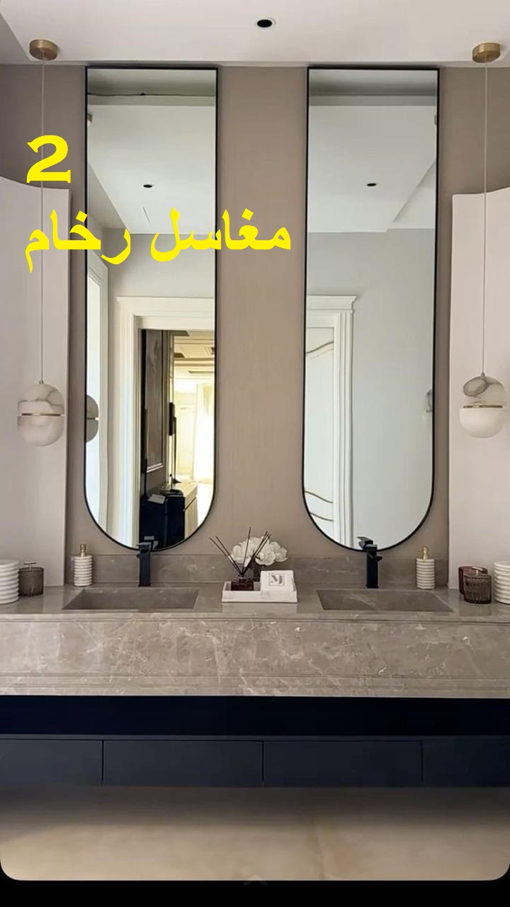 مغاسل رخام ، اجمل ديكورات مغاسل
