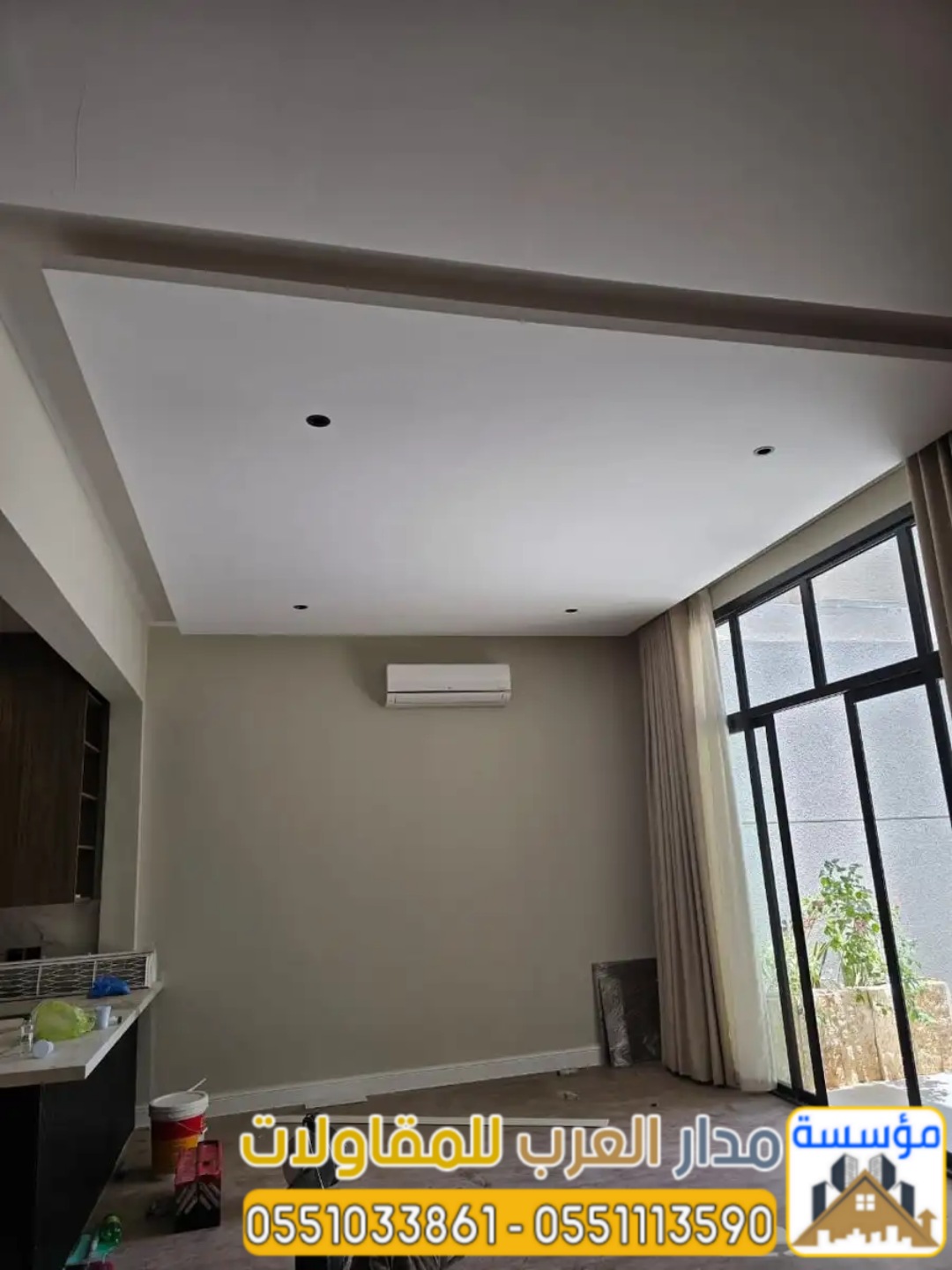 تركيب ألواح اسمنت بورد في الرياض – واجهات، جدران، وأسقف 0551033861