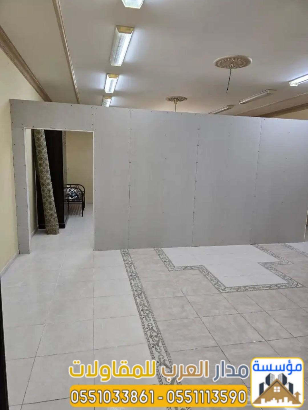 تركيب ألواح اسمنت بورد في الرياض – واجهات، جدران، وأسقف 0551033861