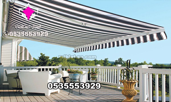 مظلات صناعة أسبانية متحركة ريموت 0500559613 أو مانويل أو ثابت قماش مقاوم للشمس والمطر تنفيذ وتركيب مظلة متحركة من مؤسسة الاختيار الاول