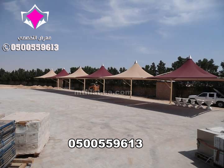 توريد وتركيب مظلات سيارات في البحر الاحمر  في السعودية 500559613 تركيب مظلات الشد الانشائي المشاريع الحكومية في نيوم