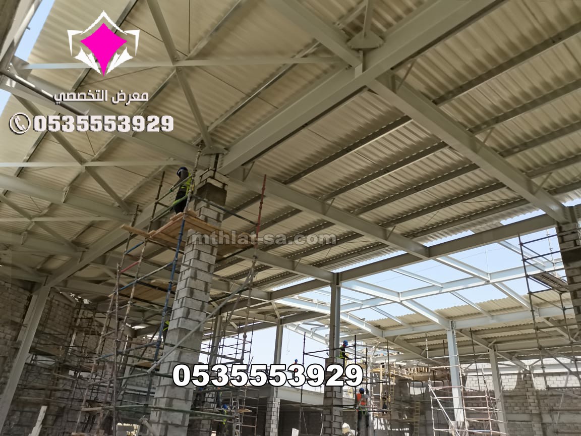 مقاول هناجر 0548682241 | تصميم وبناء هناجر حديثة - بناء هناجر ومستودعات ساندوتش بانل في الرياض 2026  أفضل مقاول هناجر بالرياض لتنفيذ المشاريع الك