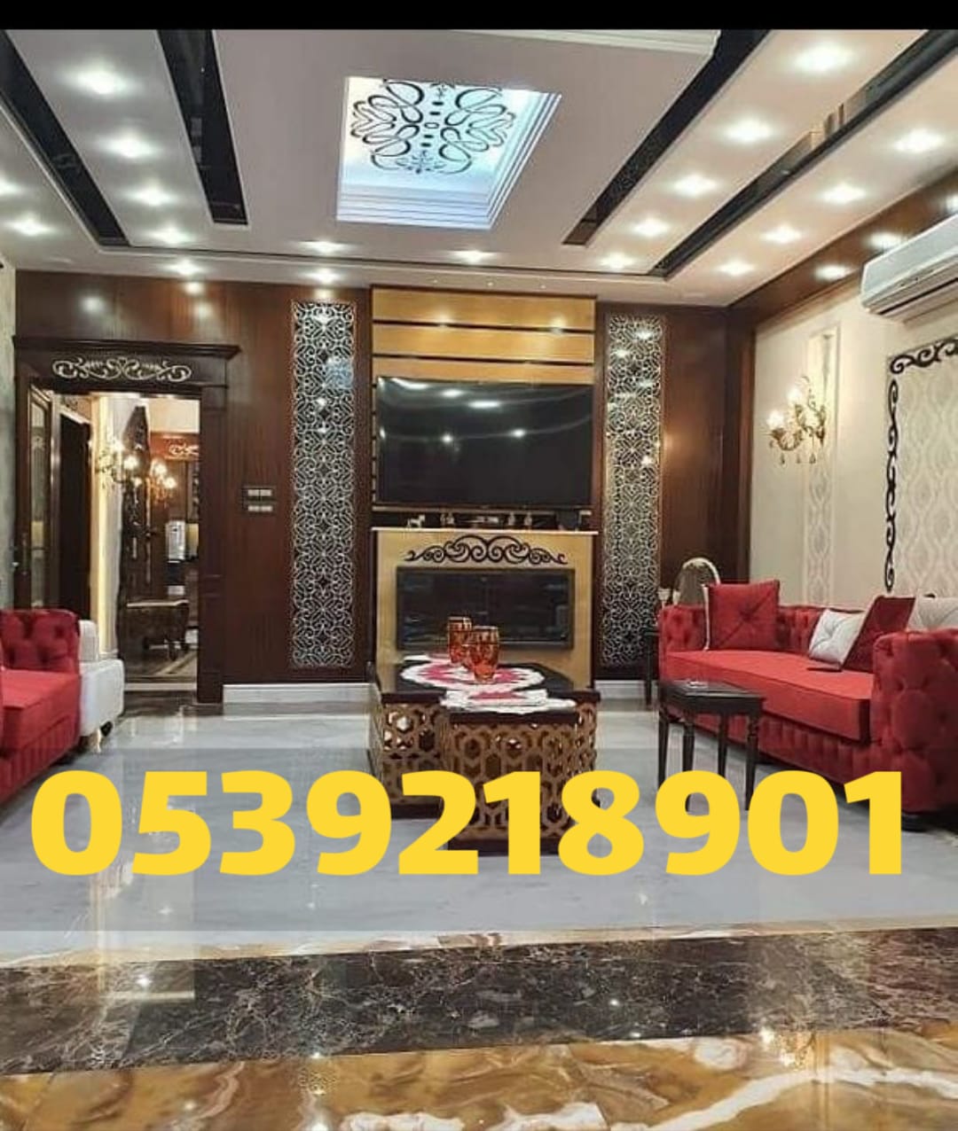 تشطيب جبس بورد فاخر في الأحساء – أسقف مودرن وتشطيبات متميزة | 0539218901