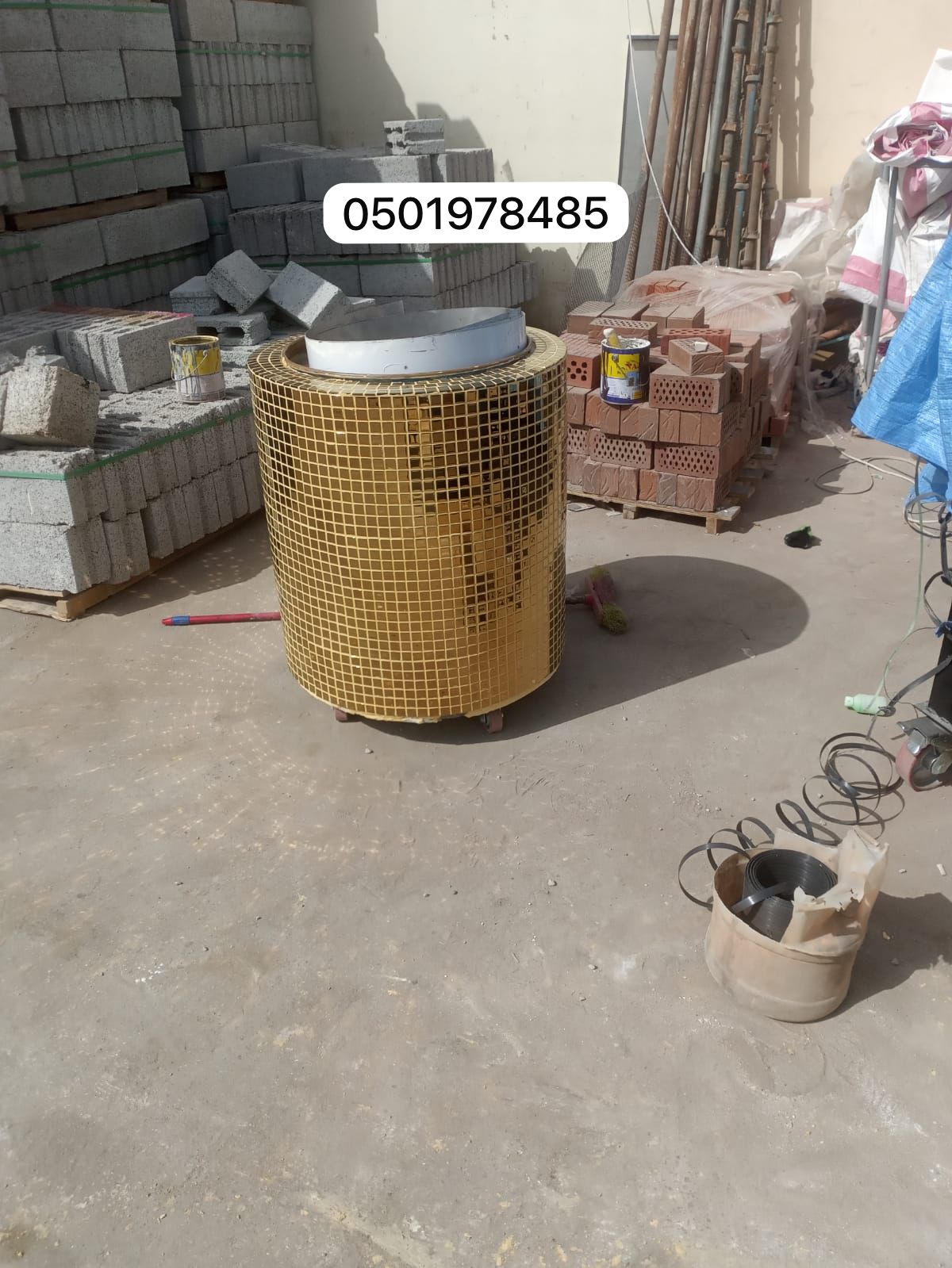 فرن بيتزا نابولي غاز