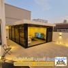 ملاحق خارجية مودرن في الرياض | تصميم وتركيب غرف وملاحق زجاج 0551033861