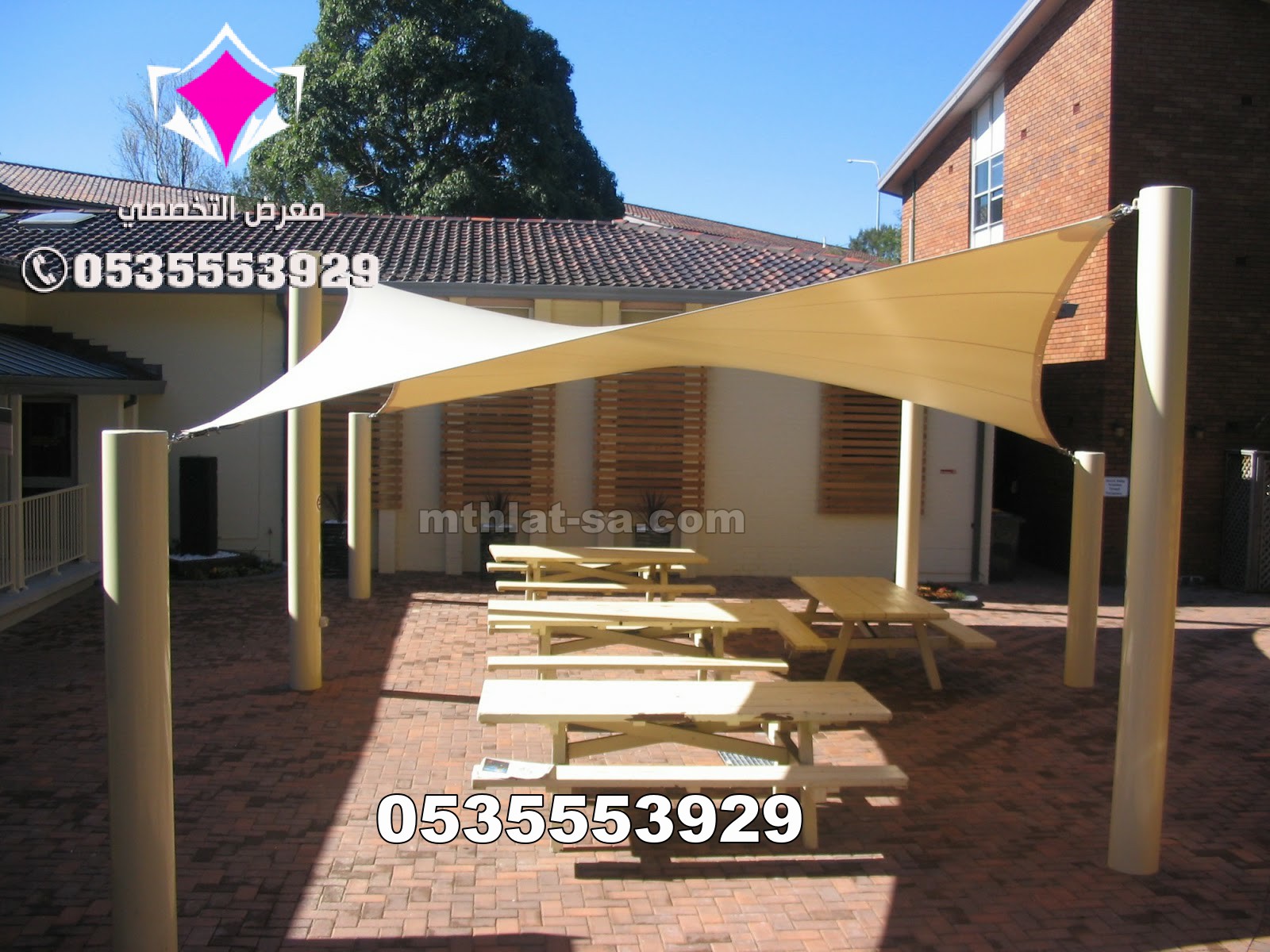 - ننشاءونشيد المواقف العامه للوزارات الحكوميه والشركات والفلل والقطاع الخاص 0500559613  مشاريع مظلات للمرافق الحكوميه